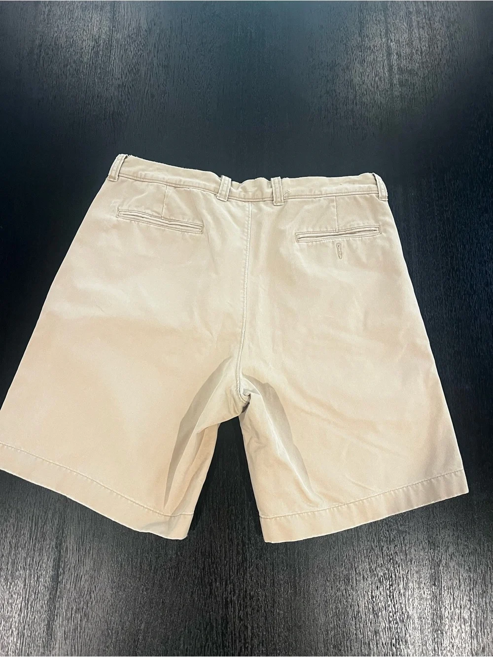 J. Crew Men's Tan Flat-Front Cotton Shorts